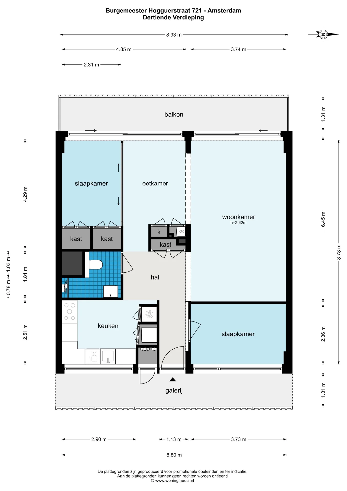 Sunny Apparment next to Sloterplas